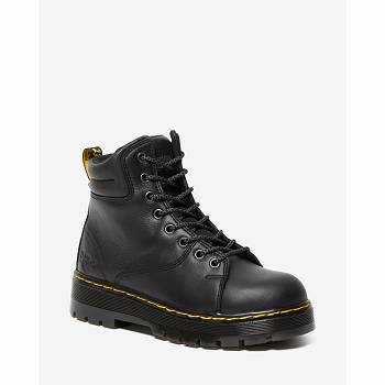 Dr Martens Női Gilbreth Steel Toe Munkavédelmi Bakancs Fekete